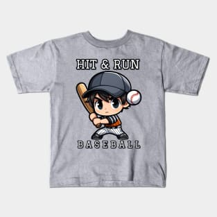 Baseball Boy Kids T-Shirt